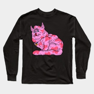 weird kitty cat that cursed your dreams. Long Sleeve T-Shirt